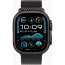 Apple Watch Ultra 2 Black Titanium Case with Black Titanium Milanese Loop Medium (MX5U3)