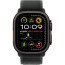 Apple Watch Ultra 2 Black Titanium Case with Black Trail Loop S/M (MX4U3)
