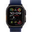 Apple Watch Ultra 2 Black Titanium Case with Blue Trail Loop S/M (MYQ73)