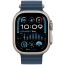 б/у Apple Watch Ultra 2 Titanium Case with Blue Ocean Band (MREG3) (Відмінний стан)