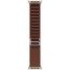 Apple Watch Ultra 4 Natural Titanium Case with Burgundy Alpine Loop Small (MJCR4+MK7D4)