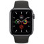 б/у Apple WATCH Series 5 40mm GPS Space Gray Aluminium Case with Black Sport Band (MWV82) (Середній стан)