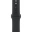 Apple Watch Series 11 46mm Jet Black Aluminium Case with Black Sport Band M/L (MEUX4)