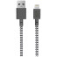 Кабель NATIVE UNION Belt Cable XL Lightning Zebra (3M) V2 (BELT-L-ZEB-3-NP)