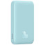 Зовнішній акумулятор Baseus Magnetic Mini Air Wireless Fast Charge 10000mAh 20W з кабелем Galaxy Blue (P10059001313-00)