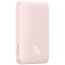 Зовнішній акумулятор Baseus Magnetic Mini Wireless Fast Charge Power Bank 6000mAh 20W Pink (PPCX130004)