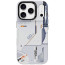 Чохол-накладка Benks for iPhone 17 Pro Dynamic Magnetic Mecha Series (White)