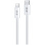 Кабель Blueo Braided PD Fast Charging USB-C to Lightning Cable (2m) White (BL012CL2)