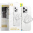 Чохол-накладка Blueo Crystal Case Rotatable Stand for iPhone 16 Pro with MagSafe Transparent (BL-039I16P)