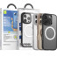 Чохол-накладка Blueo Frosted Anti-Drop Case for iPhone 16 Pro with MagSafe Grey (Updated) (BL020-I16PGRY)