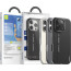 Чохол-накладка Blueo Leather Case for iPhone 16 Pro Max with MagSafe Grey (B52-I16PMGRY)