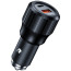 Автомобільний зарядний пристрій Choetech 63W Dual Port Fast Car Charger (TC0010)