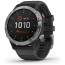 Смарт-годинник Garmin Fenix 6 Solar Silver with Black Band (010-02410-00) ГАРАНТІЯ 12 міс.