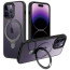 Чохол-накладка FJ Gears AluCase with MagSafe Stand for iPhone 15 Pro Max Black (CSB150303BLK)