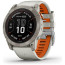 Смарт-годинник Garmin Fenix 7X Pro Sapphire Solar Titanium with Fog Gray/Ember O. Band (010-02778-14/15) ГАРАНТІЯ 3 міс.
