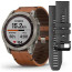 Смарт-годинник Garmin Fenix 7X Sapphire Solar Titanium with Chestnut Leather Band (010-02541-19) ГАРАНТІЯ 3 міс.