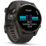 Смарт-годинник Garmin Fenix 8 43mm AMOLED Sapphire Carbon Gray DLC Tit. w. Black/Pebble Gray S. Band (010-02903-20/21) ГАРАНТІЯ 3 міс.