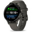 Смарт-годинник Garmin Venu 3S Slate Stainless Steel Bezel with Pebble Grey Case and Silicone Band (010-02785-00) ГАРАНТІЯ 3 міс.
