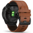 Смарт-годинник Garmin Fenix 6X Pro Sapphire Black DLC with Chestnut Leather Band (010-02157-14) ГАРАНТІЯ 3 міс.