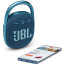 Портативна акустика JBL Clip 4 Blue (JBLCLIP4BLU)