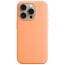 Чохол-накладка Monblan Magnetic Silicone MagSafe for iPhone 15 Pro Orange Sorbet