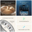 Смарт-кільце Oura Ring 4 Ceramic Midnight Size 8 (JZ90-57455-08)