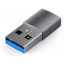 Перехідник Satechi Type-A to Type-C Adapter Space Gray (ST-TAUCM)