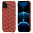 Чохол-накладка Pitaka MagEZ Case Herringbone Red/Orange for iPhone 12 Pro (KI1207P)