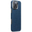 Чохол-накладка Pitaka Tactile Woven Case Monogram Dark Blue for iPhone 16 Pro (KI1603PTK)
