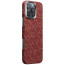 Чохол-накладка Pitaka Tactile Woven Case Monogram Red/Gold for iPhone 16 Pro Max (KI1602PTKP)