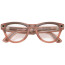 Смарт-окуляри Ray-Ban Meta Skyler Gen 2 Standard Shiny Transparent Peach Frame/Clear to Brown Transitions Lenses (RW4014 6778M4 52-20)