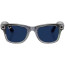 Смарт-окуляри Ray-Ban Meta Wayfarer Gen 2 Standard Shiny Transparent Grey Frame/Clear Sapphire Lenses (RW4012 6840MF 50-22)