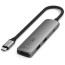 Хаб Satechi 4-in-1 USB-C Slim Multiport 4K Space Grey (ST-P4SM)