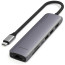 Хаб Satechi 7-in-1 USB-C Slim Multiport 4K with Ethernet Space Grey (ST-P7SM)