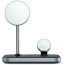 Бездротовий зарядний пристрій Satechi Aluminum 3 in 1 Magnetic Wireless Charging Stand Space Gray (ST-WMCS3M)
