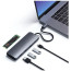 Хаб Satechi Aluminum Type-C Hybrid Multiport Adapter Space Gray (ST-UCHSEM)