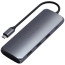 Хаб Satechi Aluminum Type-C Hybrid Multiport Adapter Space Gray (ST-UCHSEM)