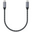 Кабель Satechi USB4 C to C Cable 100W Space Gray (25 cm) (ST-U4C25M)