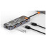 Хаб WIWU USB-C 8in1 Cyber Hub Series Space Gray (CB008)