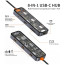 Хаб WIWU USB-C 8in1 Cyber Hub Series Space Gray (CB008)