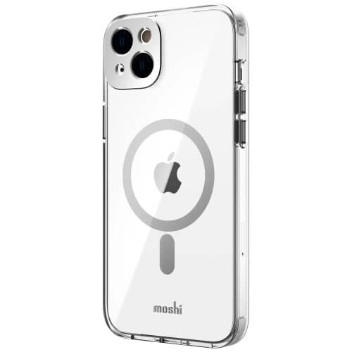 Чохол-накладка Moshi iGlaze Slim Hardshell Case Luna Silver for iPhone 14 (99MO137205)