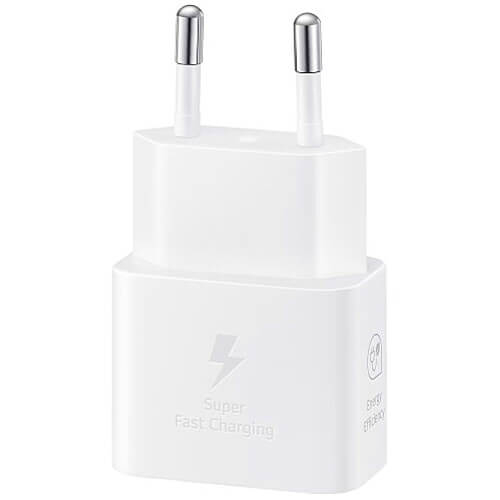 Мережний зарядний пристрій Samsung Type-C 25W Power Adapter White (w/o cable) (EP-T2510NWE)