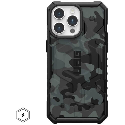 Чохол-накладка UAG for iPhone 15 Pro Pathfinder SE MagSafe Midnight Camo (114283114061)